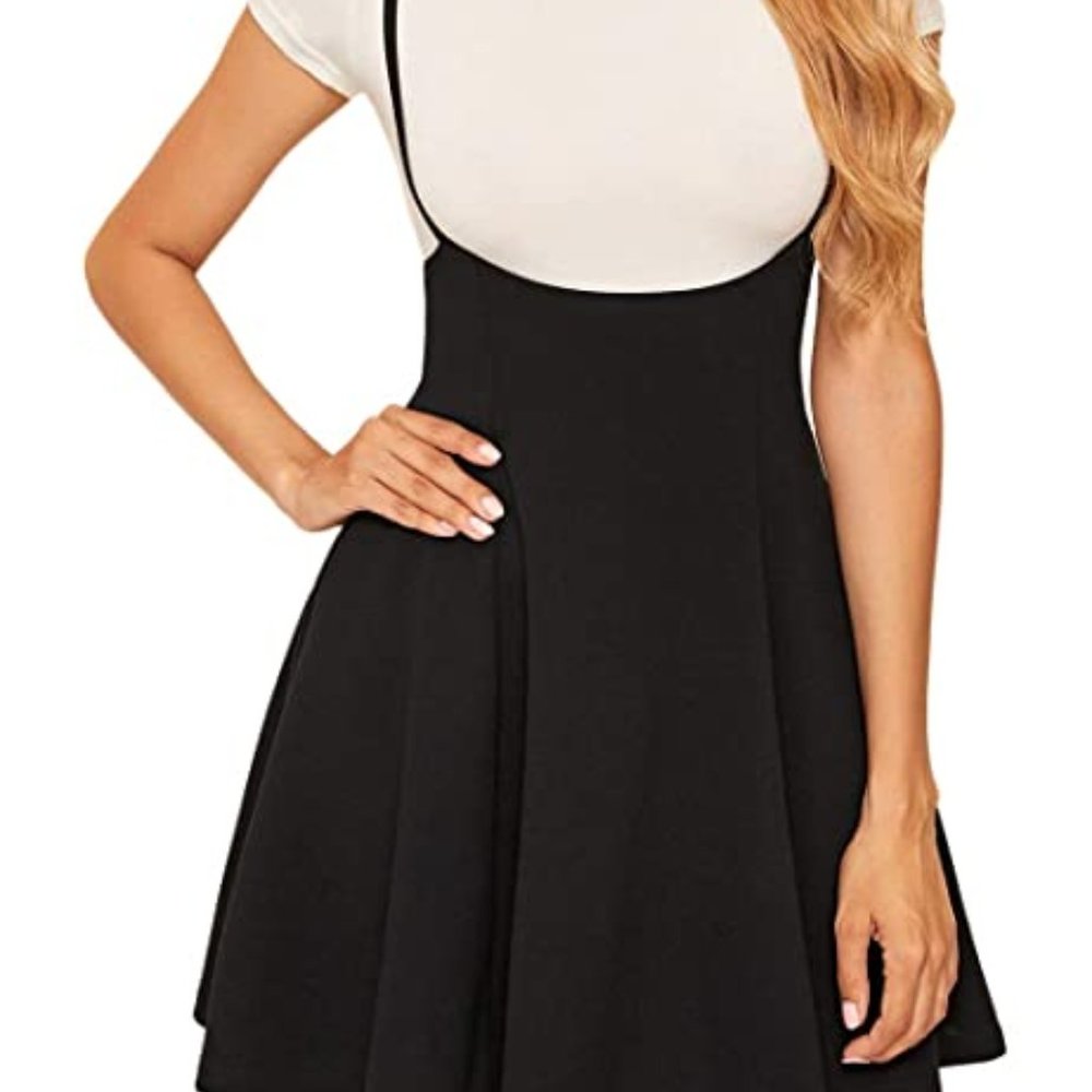Yoins Suspender dress - Black size 16
